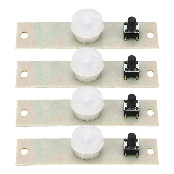 4Pcs Solar Lamp Circuit Board Infrared Body Induction Controller Module 3.7V Electronic Component