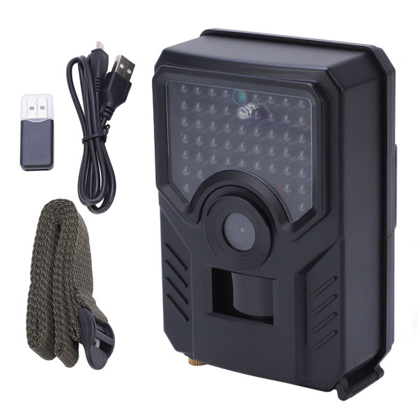 Trail Camera 12MP HD 1080P Infrared Hunting IP56 Waterproof for Wildlife Monitoring PR200B
