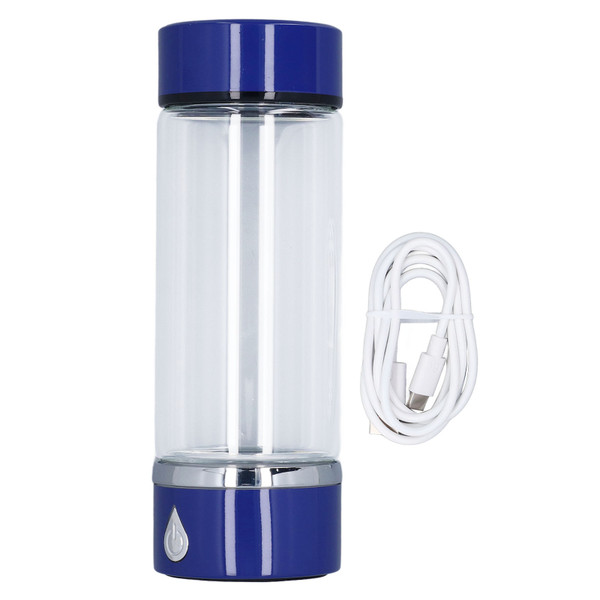 Hydrogen Water Bottle 420ml 3 Minute Rapid Electrolysis Hydrogen Rich Water Generator for Home Travel