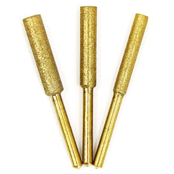 8Pcs Chainsaw Bits Titanium Plated Diamond Sharpener High Hardness Electric Chainsaw File