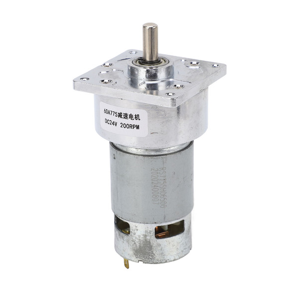 DC24V Self Locking Worm Gear Motor Brass Coil CW CCW High Torsion Speed Reduction Motor 3.8A 200RPM 4.8KG.FCM