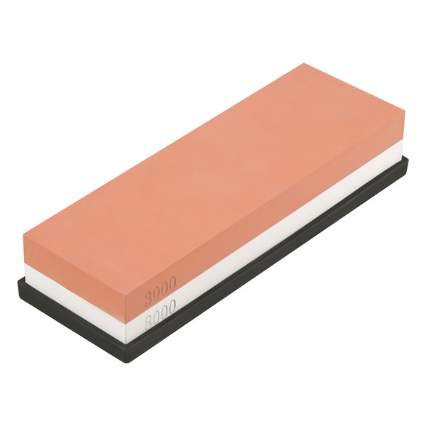 Two Sides 3000&8000 Kitchen Knife Sharpener White Corundum Sharpener Stone