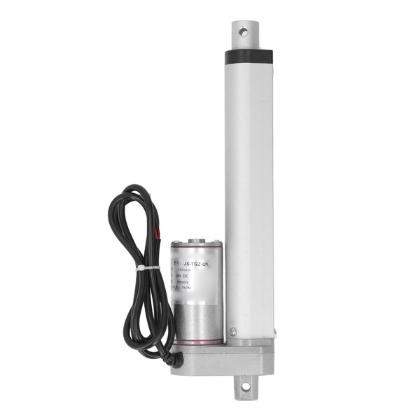 24V White Massage Chair Linear Actuator Metal Gear 750N Electric Linear Actuator 150mm Stroke for Electric Sofa Linear Actuator