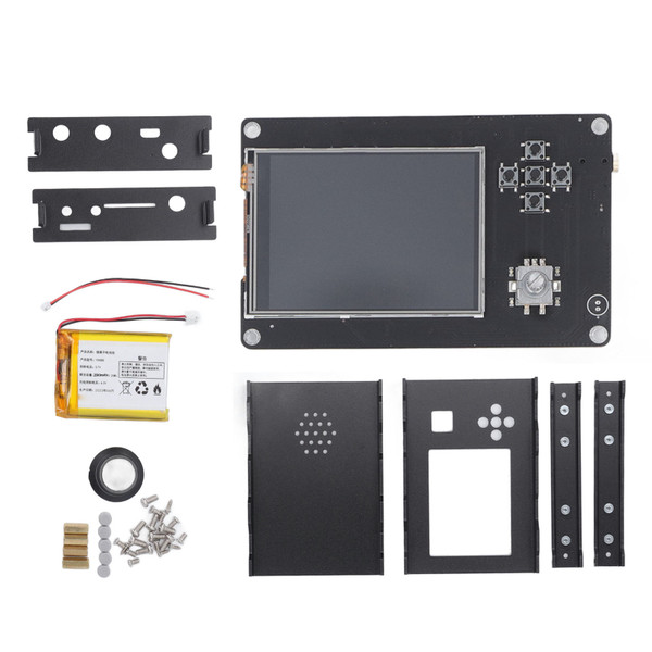Software Defined Radio Receiver Module 3.2 Inch Touch LCD Display Control Board with Black Aluminum Alloy Housing Kit