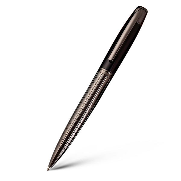 Retractable Twist Metal Ballpoint Pen Black Ink Medium Point 1.0mm  Writing Metal Ball Point Pen for School Business Office