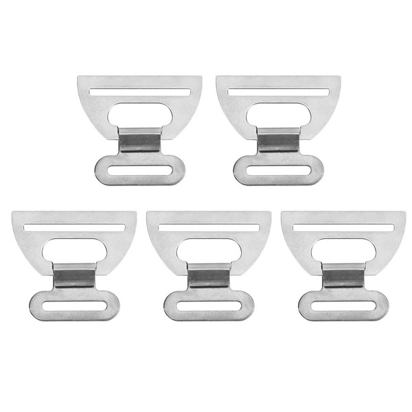 5PCs Backpack Hook Metal Stamping Parts Strap Fasteners Hardware Accessory Stainless Steel