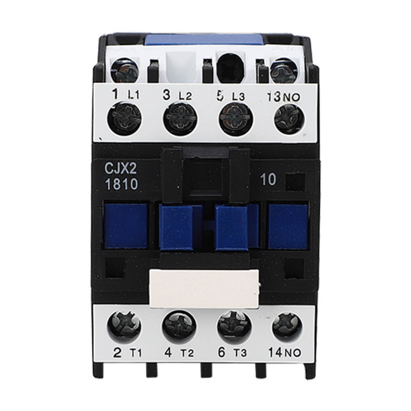 AC Contactor Copper Coil 3P Normally Open Silver Contact Circuit Switch Controller AC110V 18A