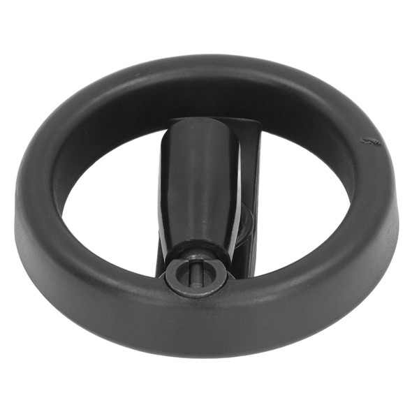 2 Spoke Hand Wheel with Folding Revolving Handle Plastic Machine Tool Handwheel for Lathe Milling 12x100mm