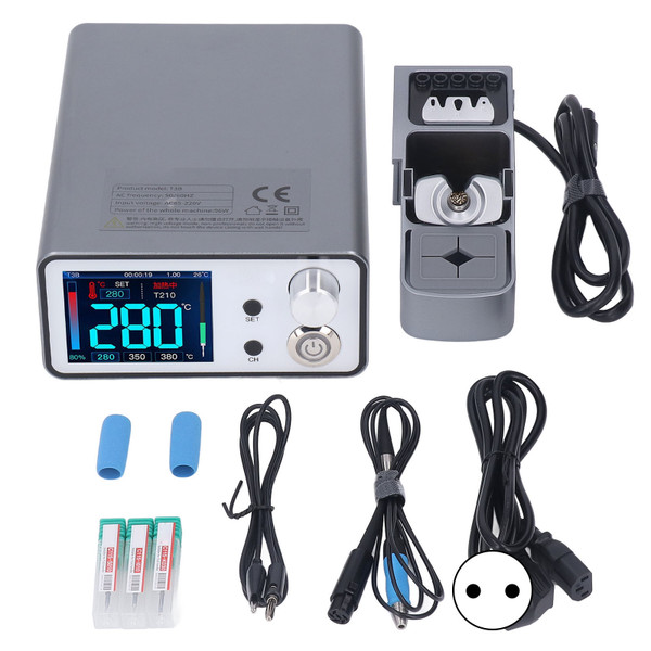 Digital Display Electric Soldering Iron Quickly Heating Automatic Soldering Iron Station Kit for Maintenance EU Plug 100-240V