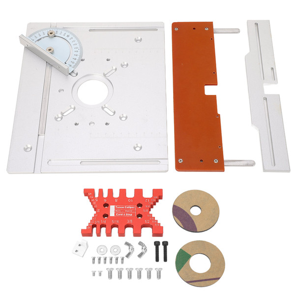 Aluminium Router Table Insert Plate Multifunctional Woodworking Benches Flip Trimming Engraving Table