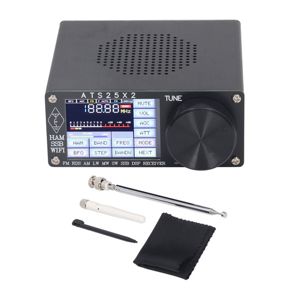 Full Band Radio Receiver DSP Shortwave Multi Modes with Spectrum Scanning ATS25X2
