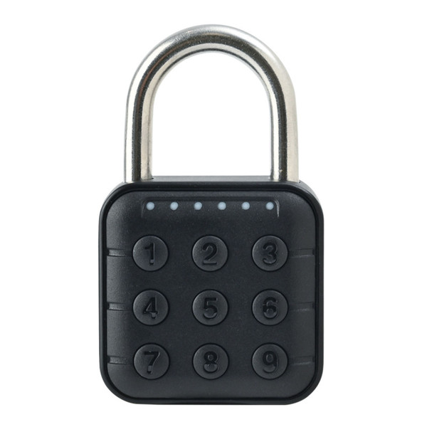 6 Digit Password Lock Electronic Combination Lock IP67 Waterproof Padlock for Luggage Locker Cabinet
