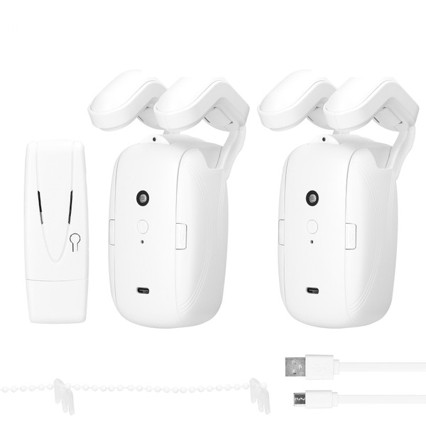 for Tuya BT Intelligent Curtain Motor Electric Curtain Robot Automatic Opener No Wiring Support APP Remote Control Timer Setup Temperature and Light Sensing for Roman Rod