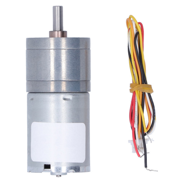 DC Gear Motor Brushless CW CCW Adjustable Speed Reduction Low Noise Motors JGA25‑24301360RPM DC12V