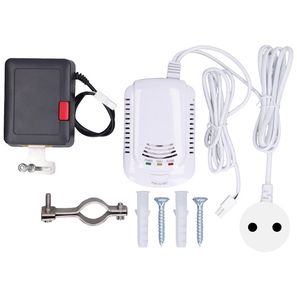 Natural Gas Detector Propane Leak Alarm Electric Smart Valve Controller