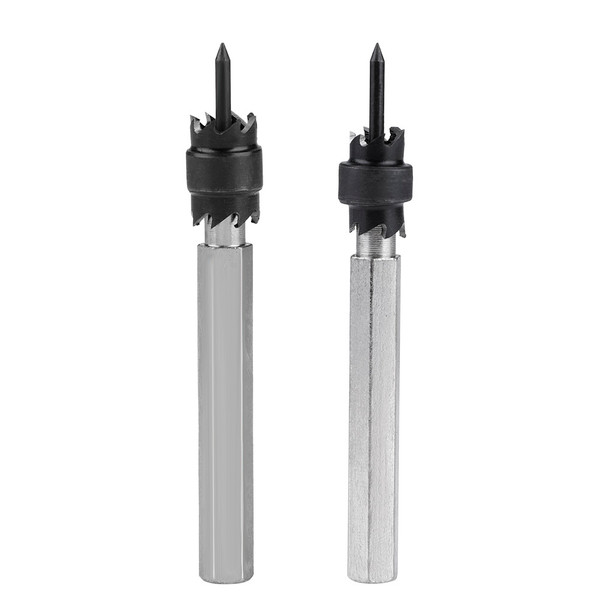2Pcs High Speed Steel Rotary Spot Weld  Drill Cutter Remover Carbide Bit 3/8” + 5/16”