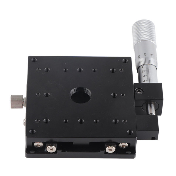 SEMX80‑AS Micrometer Manual Slide Table Linear Stages Cross Roller Guide 80 * 80mm