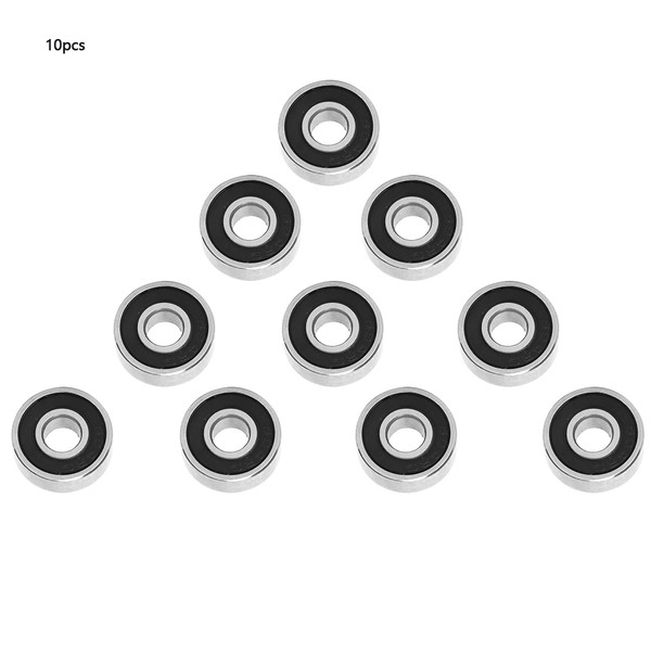 10pcsDouble sided Rubber Sealed Deep Groove Ball Bearings (695-2RS 5x13x4mm)