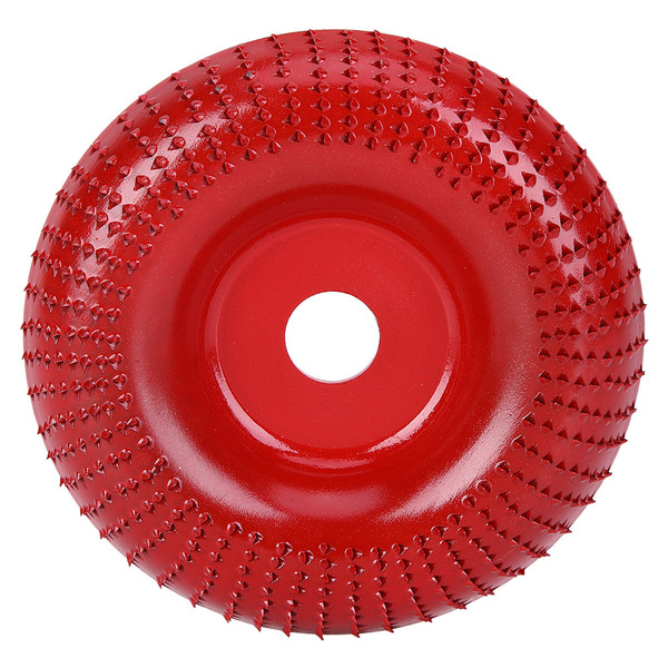 105mm Red Sanding Arc Disc Grinding Shaping Wheel for Angle Grinder Woodworking Rotating Tool