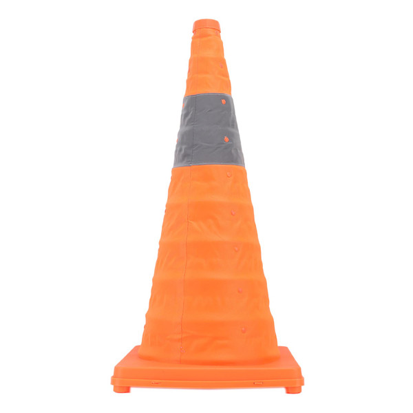 Collapsible Traffic Safety Cone with Reflective Collar Multi Purpose for Car Driving Practice Road Parking