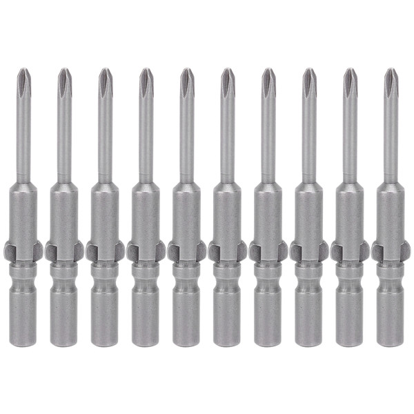 10Pcs Electric Screwdriver Bits Cross Head Alloy Steel Harden with Magnetic Tools 3mm