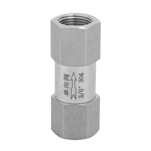304 Stainless Steel Hex Split Check Valve High Temperature&Pressure Endurance (3/8in BSPP)