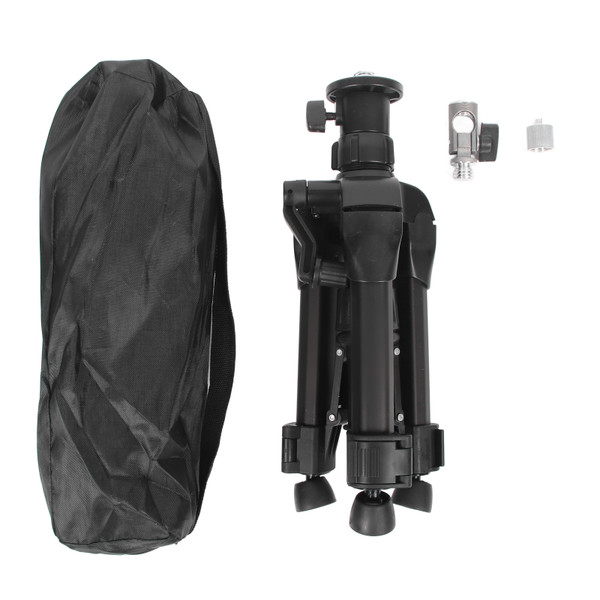 Level Tripod 0.45m Telescopic Thickened Aluminum Alloy Leveling Tripod Stand with 3 Way Stabilizer and Bubble