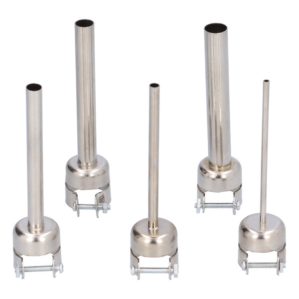 5Pcs Hot Air Gun Nozzle Kit Lengthened Straight 850 BGA Soldering Desoldering Station Accessory