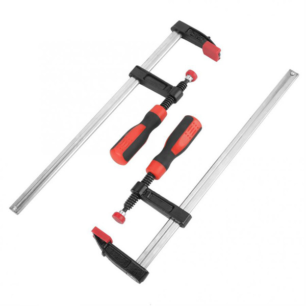2Pcs Heavy Duty F Clamps Woodworking Bar Clips Quick Slide DIY Hand Tool Kit 50*300mm