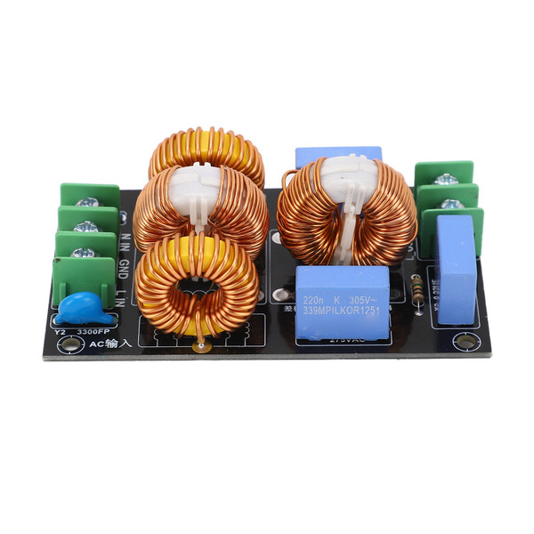 4A FCC EMI Power Filter Module 3 Stage High Frequency Audio Amplifiers Filter AC110V‑250V