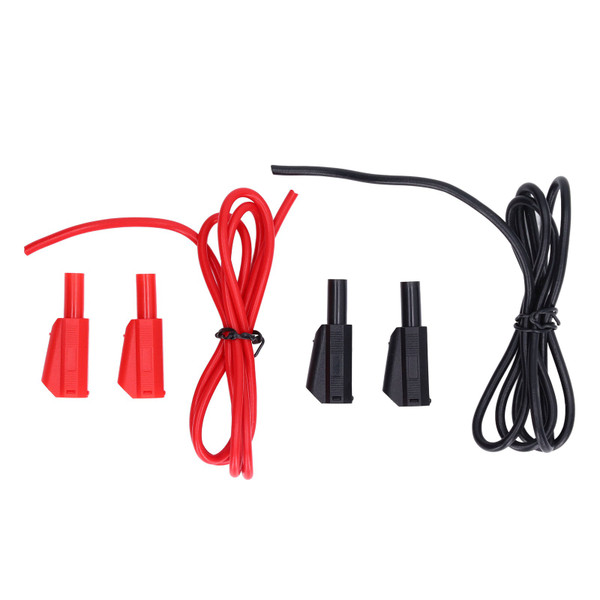 70021 4mm Banana Plug Test Cable Soldering Type Electrical Test Cable for Car and Truck Batteries 32A/1000V