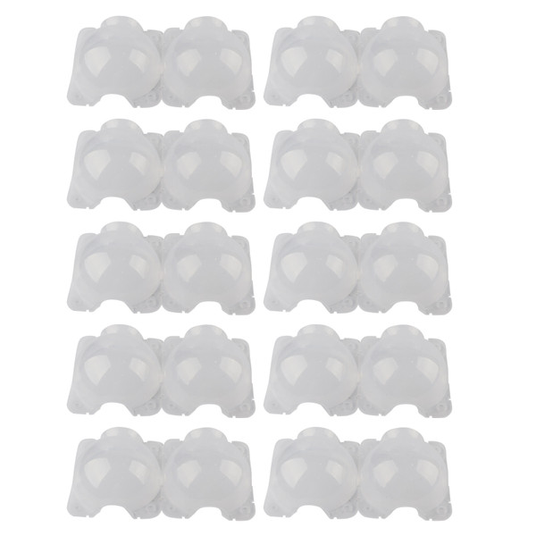 10Pcs 12cm Plant Rooting Device High Pressure Propagation Ball Grafting Breed Box White
