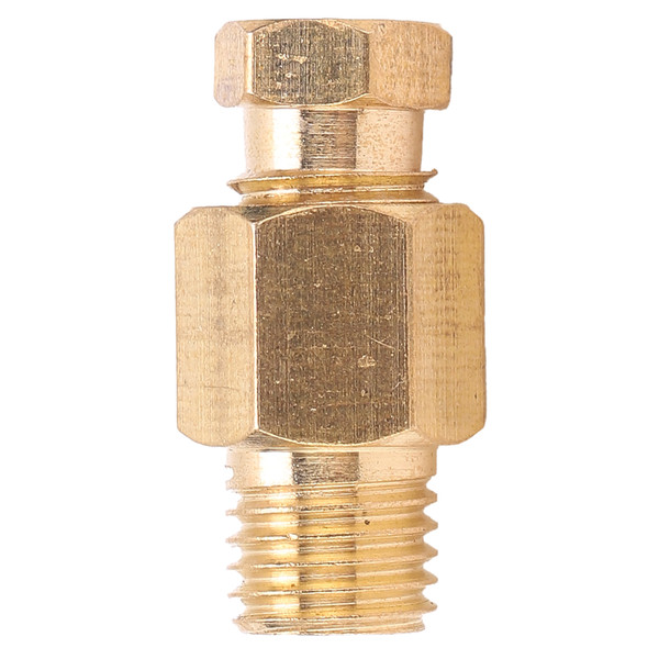 Brass Fitting Straight Through Threaded Pipe Connection Nipple Industrial Joint Supplies(PD408 )