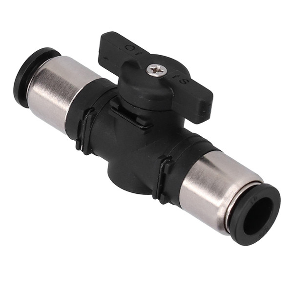 Pneumatic Valve Connector Manual Control Knob Switch Air Line Quick Connect Fittings 3/8in