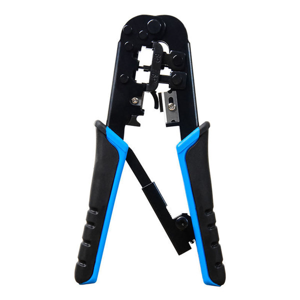 Net Cable Crimping Tool 3 in 1 6P 8P Crimping Stripping Cutting Multifunctional Ratchet Net Cable Pliers