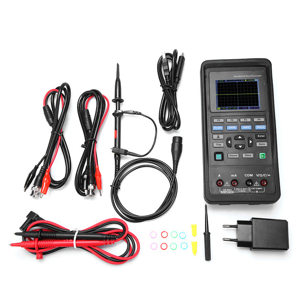 Hantek2D72 70MHz 2CH 250MSa/s Oscilloscope   Multimeter   Signal Generator AC100-240V