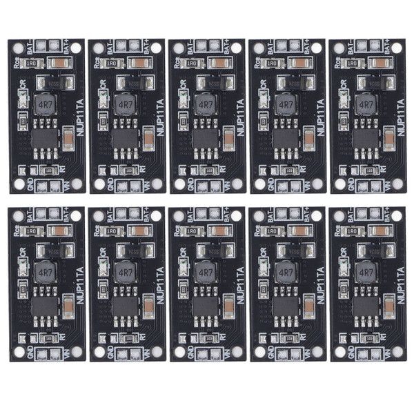 10 Pcs 1S NiMH NiCd Battery Charging Module Sturdy Hard Wearing PCB NiMH NiCd Battery Power Board