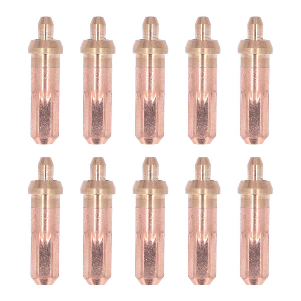 10pcs Gas Cutting Nozzle Heat Resistance High Concentricity Strong Flame Gathering Ability Welding Nozzle3#