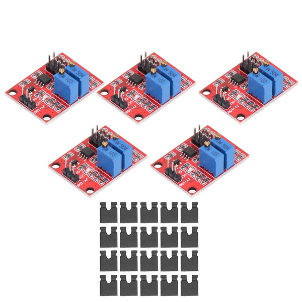 5Pcs NE555 Pulse Module Frequency Duty Cycle Adjustable Module Squares Wave Signal Generator