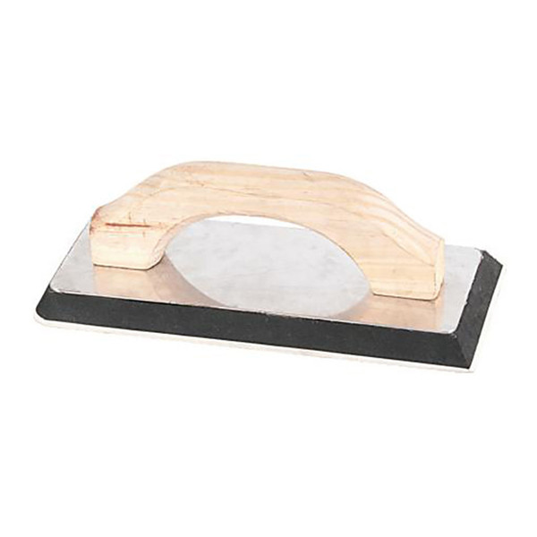 Flat Trowel Drywall Plastic Sand Block Wooden Handle Aluminum Plate Grinding Tool