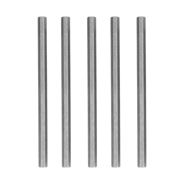 5Pcs Long Rod Nut Hex Coupling Straight Bar Stainless Steel Fasteners for Gobilda Dia 12mm4102‑0012‑0140