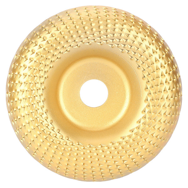 Steel Woodworking Grinding Wheel Shaping Disc Power Tool Accessories Hardware PartsGolden  Curved Root Carving Disc E1-531