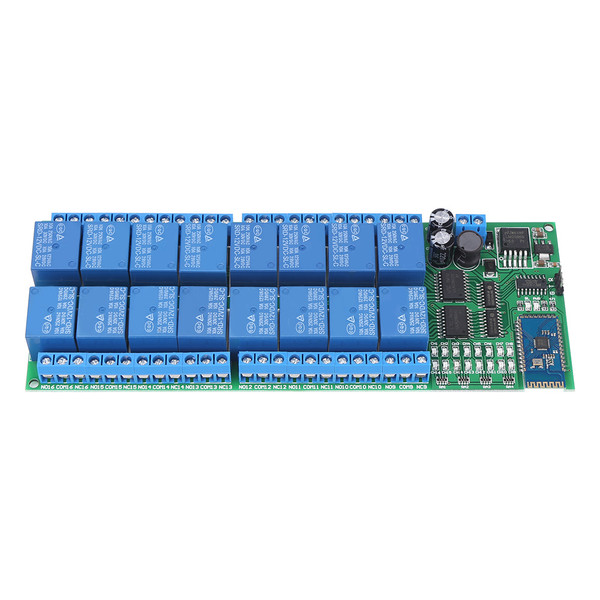 DC 12V 16 Channel Bluetooth Relay Board Wireless Remote Control Switch for Android Phone