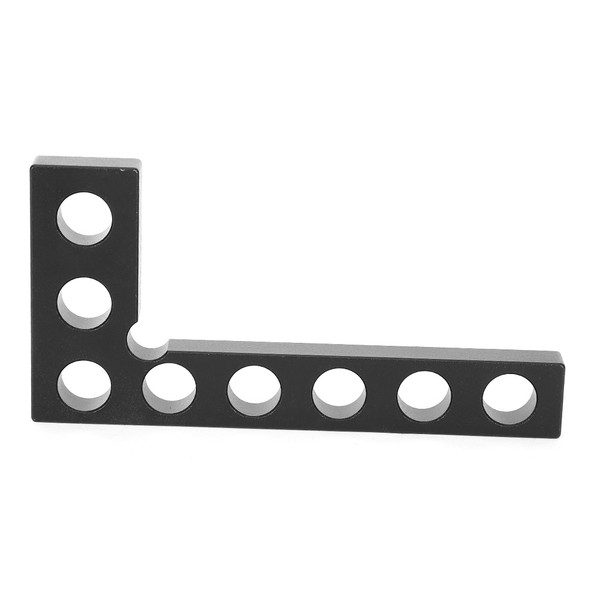 90 Degree Positioning Squares Right Angle Ruler Woodworking Tools Metric Ruler 0-100mm Black