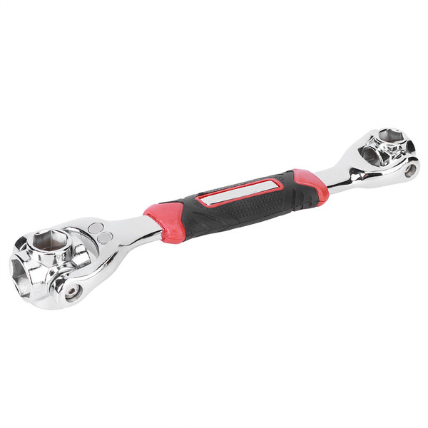 8‑in‑1 Socket Wrench Rotatable Double‑Ended High‑Carbon Steel Magnet Repair Hand Tool 12‑19