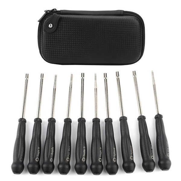 10PCs Carburetor Screwdriver Hand Adjustment Tool Kit Stainless Steel Engineering Plastic