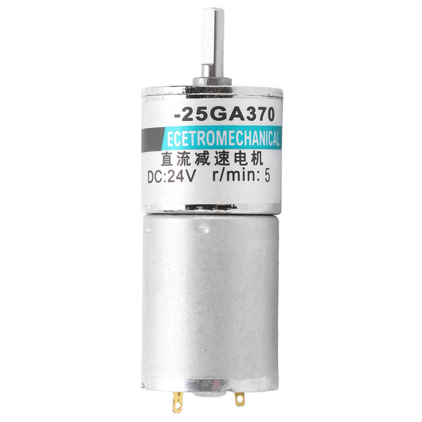 DC Gear Motor Micro Low Speed CW CCW Permanent Magnet Automated Industry 24V XD‑25GA3705rpm/min