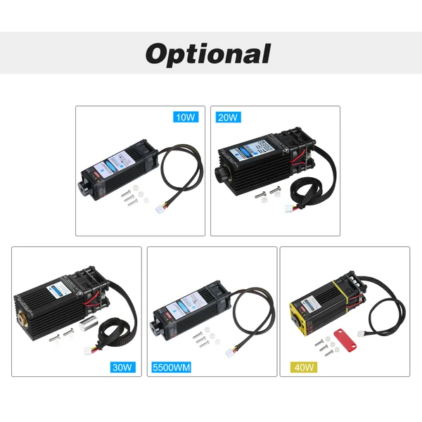 10W Laser Module Laser Head 450nm Blue Lase for Laser Engraving Machine Wood Marking Cutting Tool