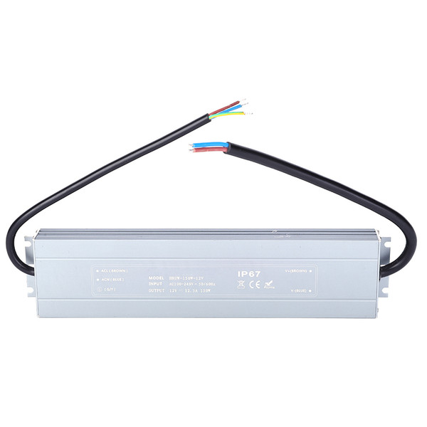 HRUW-150W-12V LED Power Supply 100-264VAC IP67 Waterproof LED Driver Transformer