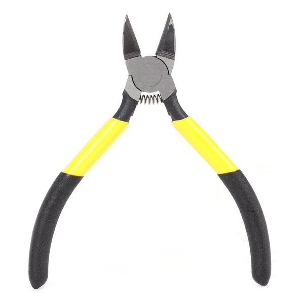 Diagonal Plier High‑Carbon Steel Body 2‑Color Non‑Slip Handle Rebound‑Tail 5‑Inch for Plastic